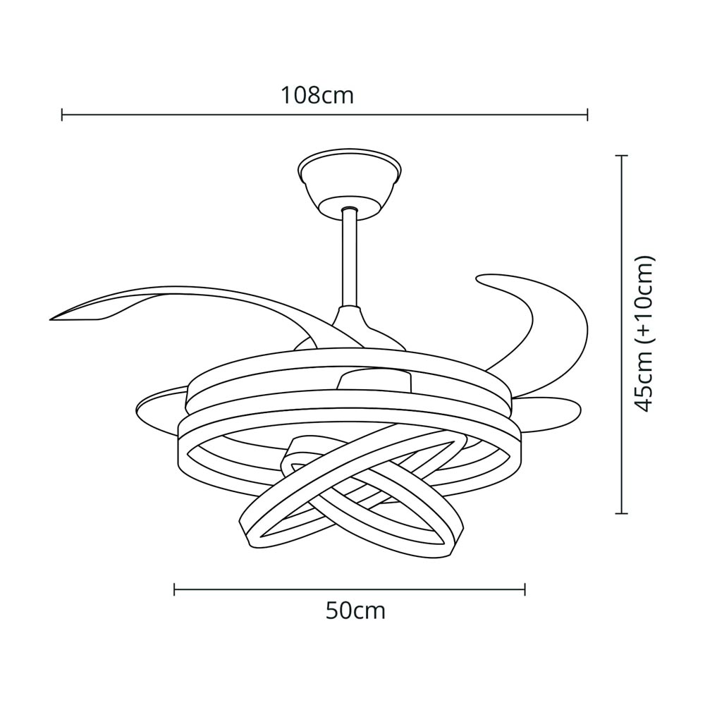 dimensiones ventilador sfera
