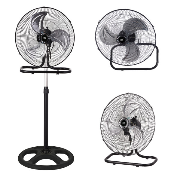 VENTILADOR 3en1 70W RECIO NEGRO Ø50 1 VENTILADOR 3en1 70W RECIO NEGRO Ø50