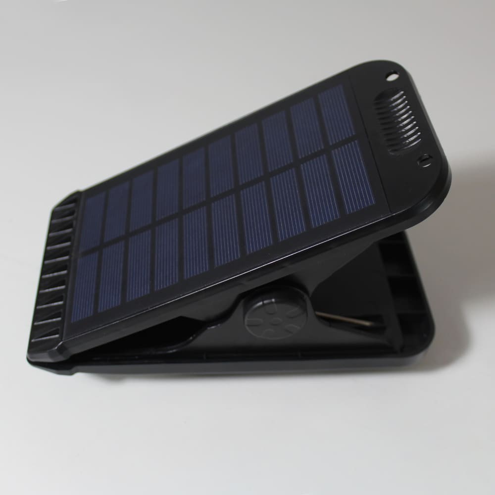 aplique pinza led solar clip ip65 3w 300lm 4200k 2 - Todolampara - Aplique pinza LED solar Clip IP65 3W 300Lm. 4200K