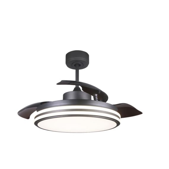 VENTILADOR 35W LOUIS NEGRO Ø106