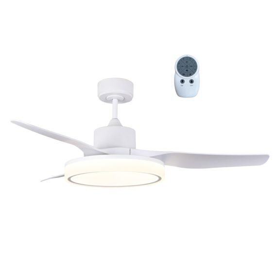 VENTILADOR 36W ARAN BLANCO Ø127