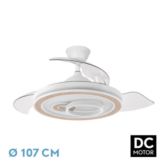 VENTILADOR 68W SULTAN BLANCO/HAYA Ø107