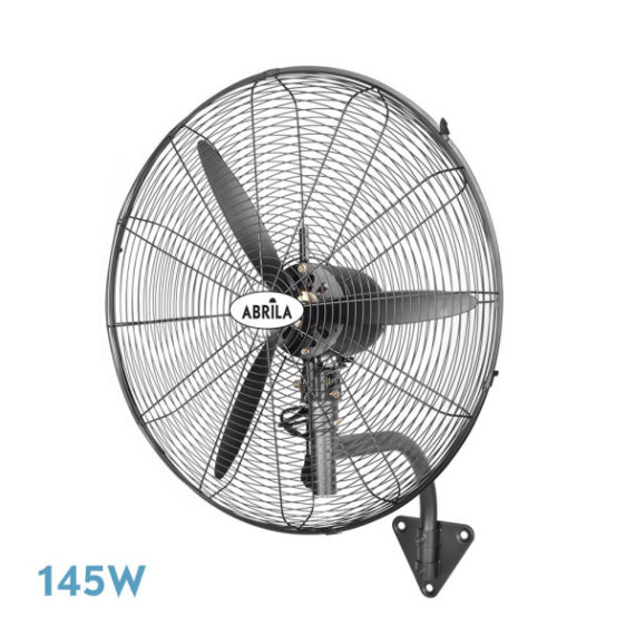 VENTILADOR PARED 145W BORRASCA NEGRO Ø56