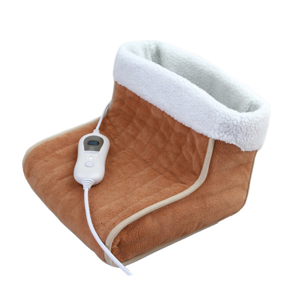 Calientapies Electrico Relax 100w Camel/blanco 24x30x30cm 1 Calefacción Calefacción Textil