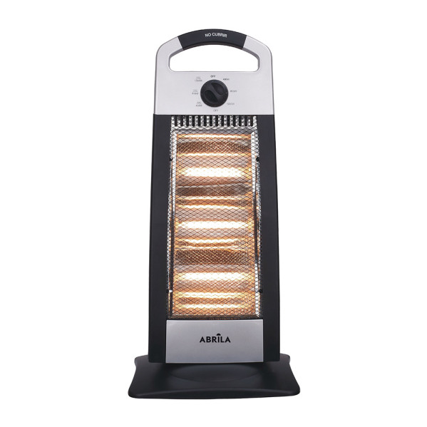 Estufa Elect.candente 1200w Negro/plata 3potencias Oscilante 1 Calefacción Estufas