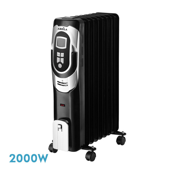 Radiador Aceite Confort 2000w 9elementos Negro/plata 1 Calefacción Radiadores de Aceite
