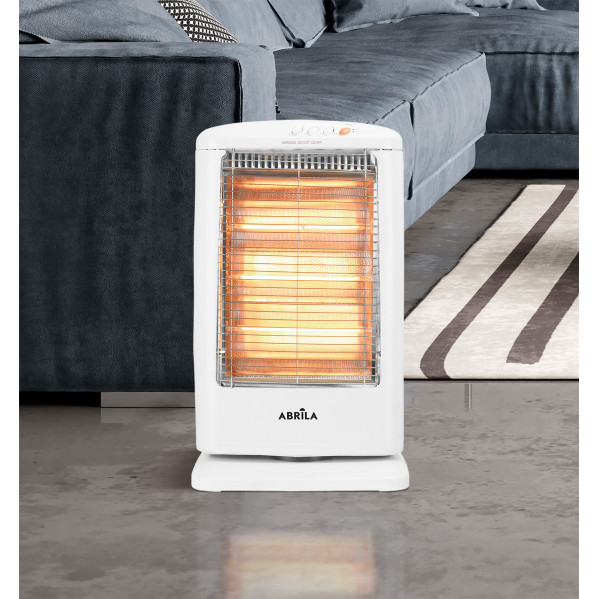 Estufa Elect.candente 1200w Blanco 3pot Oscilante 2 Estufa Elect.candente 1200w Blanco 3pot Oscilante - Imagen 2