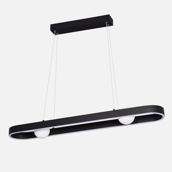 Colgante Fermoselle 24w+6w 4000k Negro Regx87,5x15 Cm 2550lm 1 Decoración > Lámparas > Lámpara Moderna