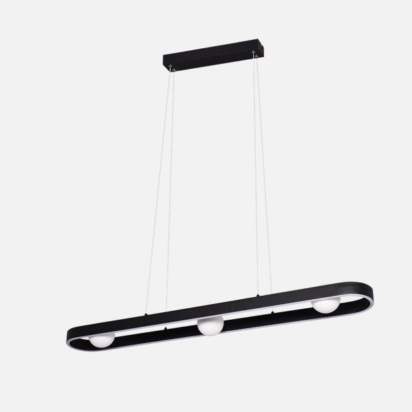 Colgante Fermoselle 26w+9w 4000k Negro Regx107,5x15cm 2975lm 1 Decoración > Lámparas > Lámpara Moderna