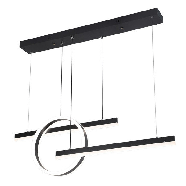 Colgante Lion Negro 61w 3000-4000-6000k Regx100x80 Cm 5185lm C/remoto Y Reg.intensidad 1 Decoración > Lámparas > Lámpara Moderna