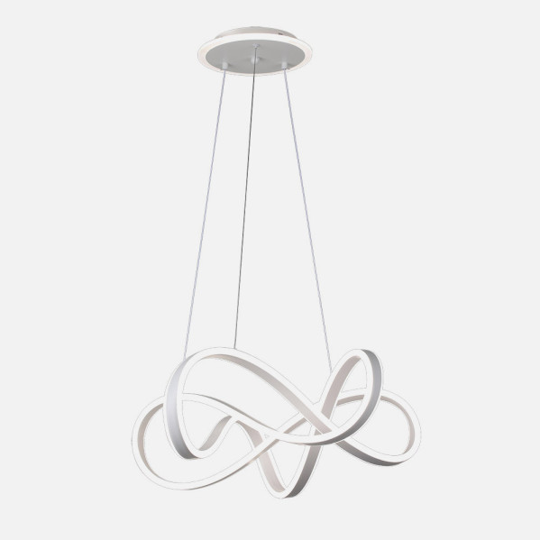 Colgante Way Blanco 257w 3000-4000-6000k 20904lm Regx55x55cm C/luz Ambiente Remoto Y Reg.intensidad 2 Colgante Way Blanco 257w 3000-4000-6000k 20904lm Regx55x55cm C/luz Ambiente Remoto Y Reg.intensidad - Imagen 2