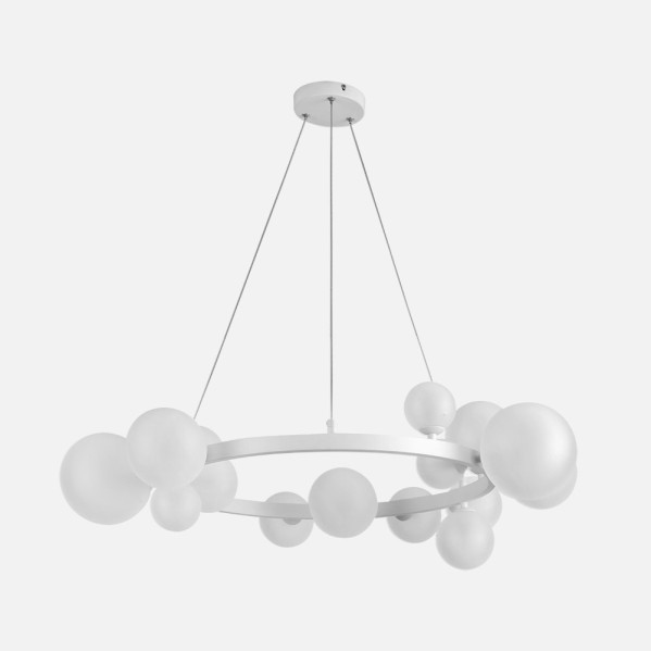 Lampara Lozolla 15xg9 Blanca Regx73x73cm 1 Decoración > Lámparas > Lámpara Moderna