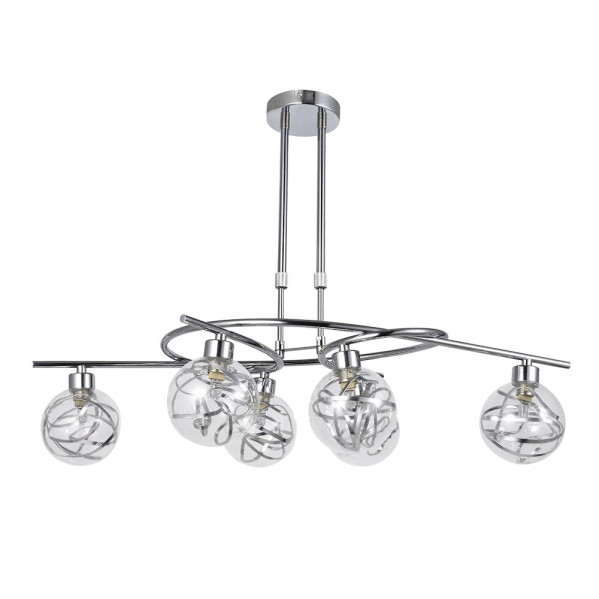 Lampara Varanasi 6xg9 Cromo Regx65x30 Cm 1 Decoración > Lámparas > Lámpara Moderna