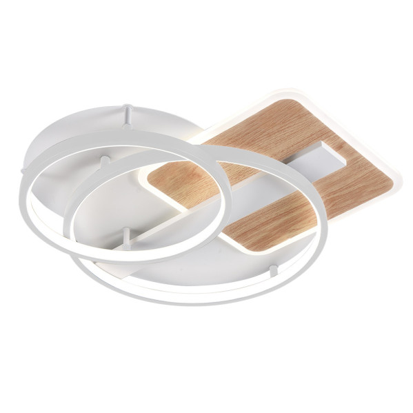 Plafon Azores Blanco/haya 120w 3000-4000-6000k 9x50x50cm 10200lm C/remoto 1 Decoración > Lámparas > Lámpara Moderna