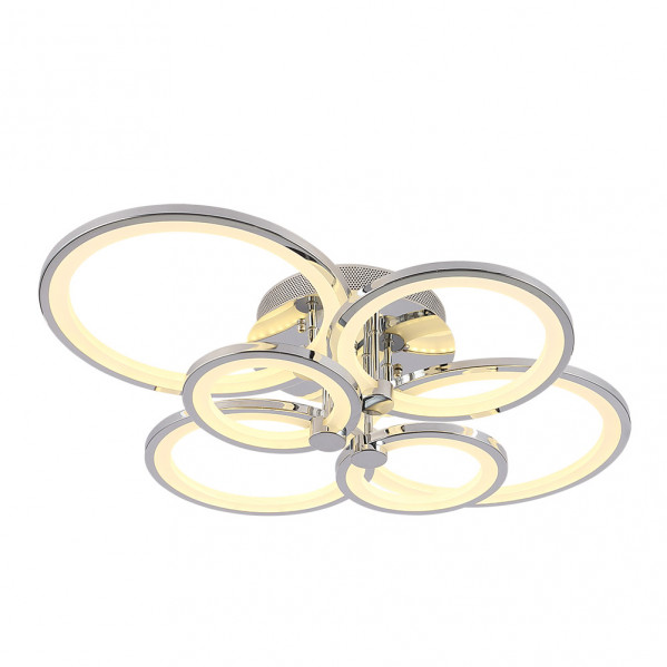 Plafon Sydney 134w 3000-4000-6500k Cromo 17x74x57 Cm 18090lm Regulable,memoria Y C.remoto 3 Plafon Sydney 134w 3000-4000-6500k Cromo 17x74x57 Cm 18090lm Regulable,memoria Y C.remoto - Imagen 3