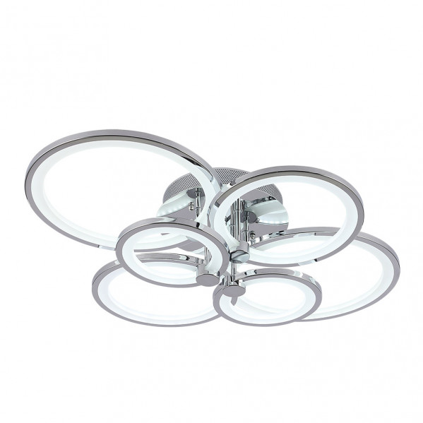 Plafon Sydney 134w 3000-4000-6500k Cromo 17x74x57 Cm 18090lm Regulable,memoria Y C.remoto 1 Decoración > Lámparas > Lámpara Moderna