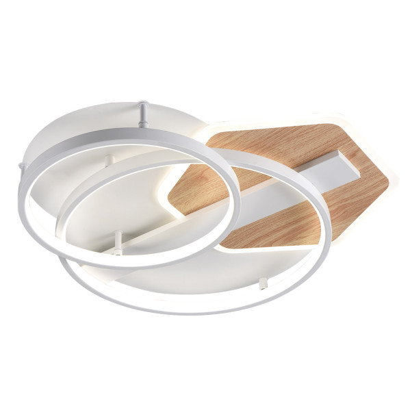 Plafon Trofa Blanco/haya 120w 3000-4000-6000k 9x50 X50cm 10200lm C/remoto 1 Decoración > Lámparas > Lámpara Moderna