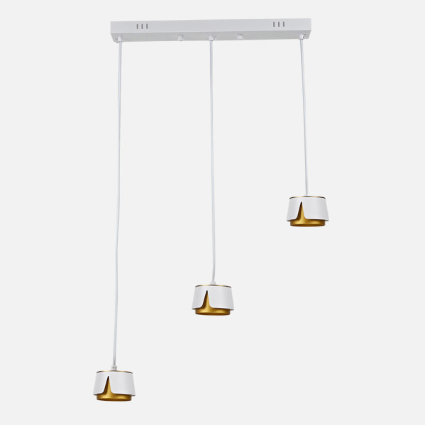 Regleta Domenica 3 X Gx53 Blanco/oro 27w 4000k 2400lm Bombillas Incluidas 100x56x10cm 1 Decoración > Lámparas > Lámpara Moderna