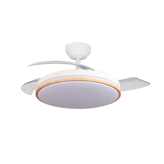 VENTILADOR 60W PARLATORE BLANCO/HAYA Ø107