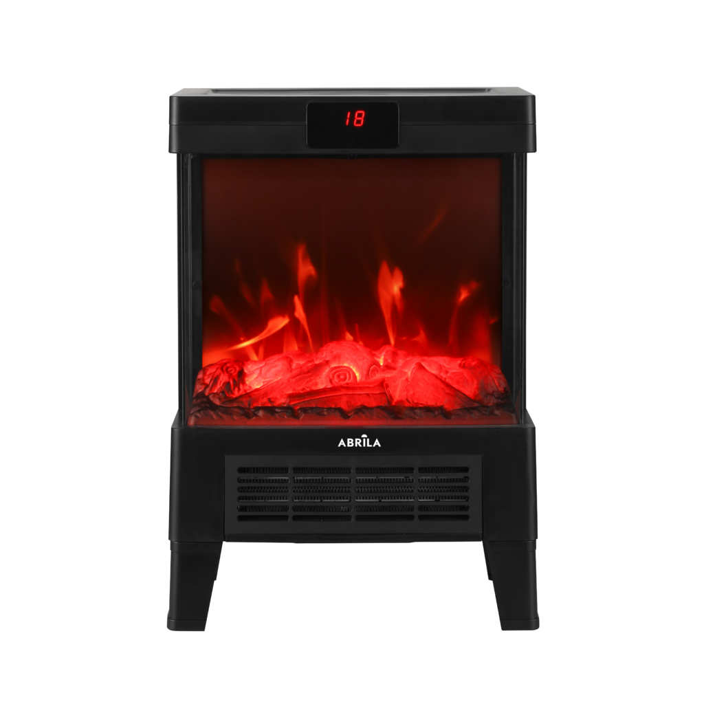 Termoventilador Ceramico 1800w Negro Efecto Llama Display LCD 1 Calefacción > Calefacción Decorativa