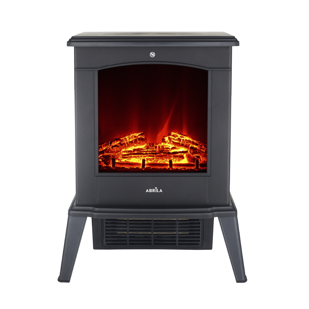 Termoventilador Ceramico Ptc Cameron 1800w Negro 2pot Efecto Llama Indep.termostato Reg.protecc.52x41,5x22,5cm 1 Calefacción > Calefacción Decorativa